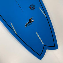 Load image into Gallery viewer, HECTIC BOARD CO SEAGULL 6'10" MID LENGTH EPS BLUE WITH FUTURE FINS
