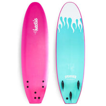 Load image into Gallery viewer, HECTIC BOARD CO 2022 SPLASHER SOFTBOARD  PINK LIME 6'6
